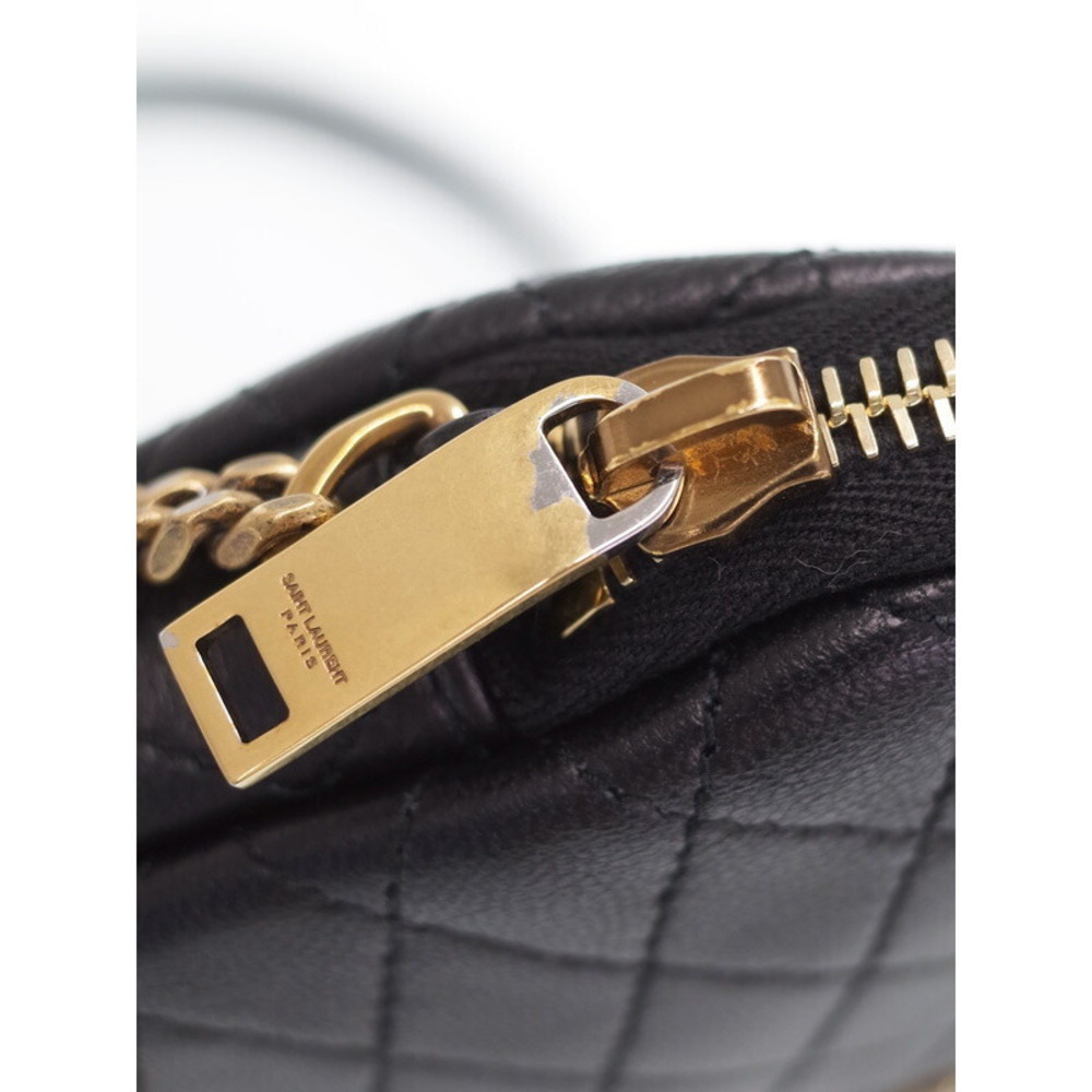 SAINT LAURENT Paris Saint Paris Gay Quilted Chain Clutch Shoulder Bag - Picture 5 of 9